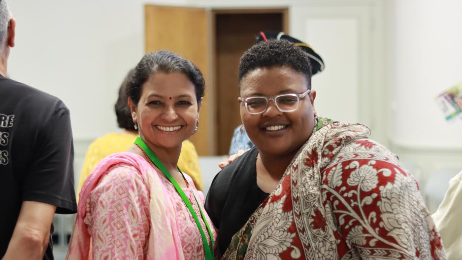 Meena Sharma and Cleopadia Mohlaodi